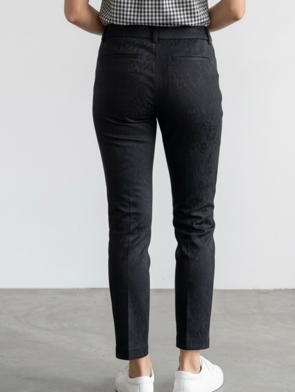 Old Navy NWT Black Jacquard Diva Pants - Sz 4